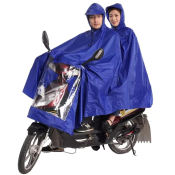 Waterproof Double 2-person Convenient motor raincoat