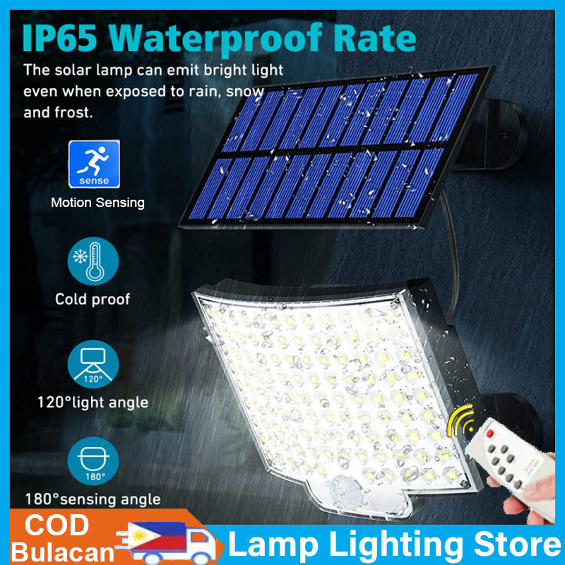 Solar Flood Lights Outdoor, LED Security Light Dusk to Dawn Solar Lights  IP66 Waterproof, 180° Adjustable Angle Auto On/Off Floodlight for Garden  Pathway Porch Shed Barn 3500K 6000K Lazada PH