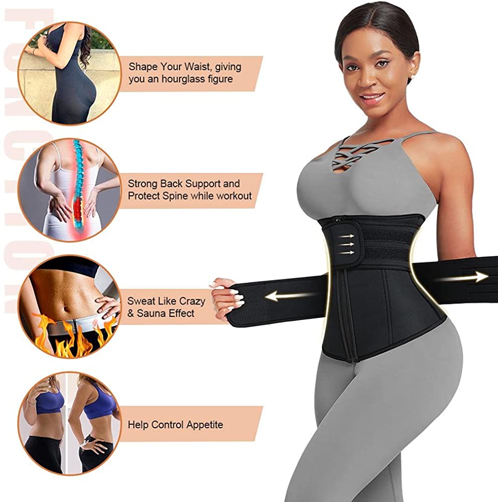 BEST SELLER Miss Belt Waist Trimmer, Miss Belt Waist Trainer and Body  Shaper with Dual Adjustable Hook and Loop Closures, Miss Belt Pro Instant  Hourglass Shape, Adjustable Waist Trimmer