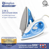 Simplus IronDry Handheld Clothes Iron with Adjustable Temperature