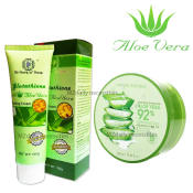 MZdaily Glutathione Aloe Vera Peeling Cream + Soothing Gel