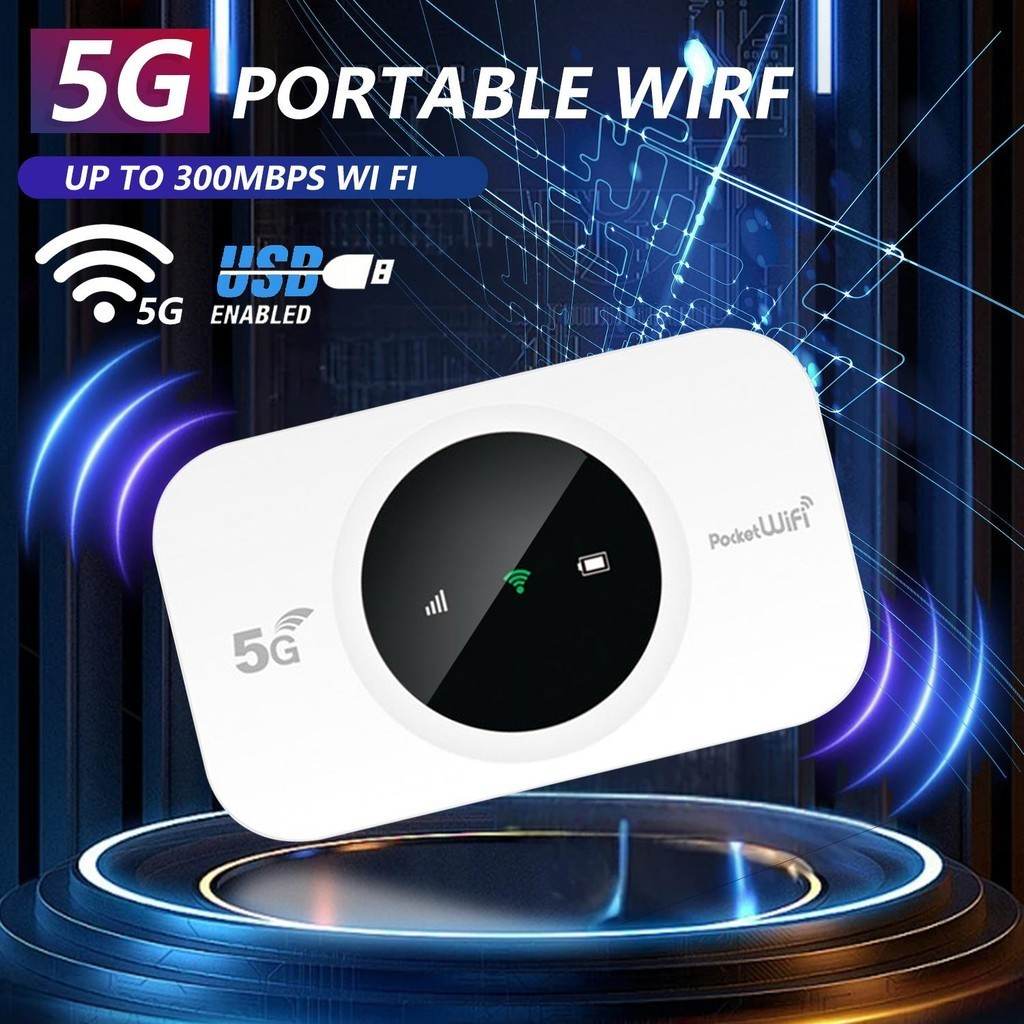 5G Pocket WiFi 300 - 3G/4G SIM Card Support