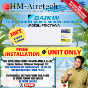 Daikin 3.0 HP R32 Inverter Aircon, D-Smart Queen Series