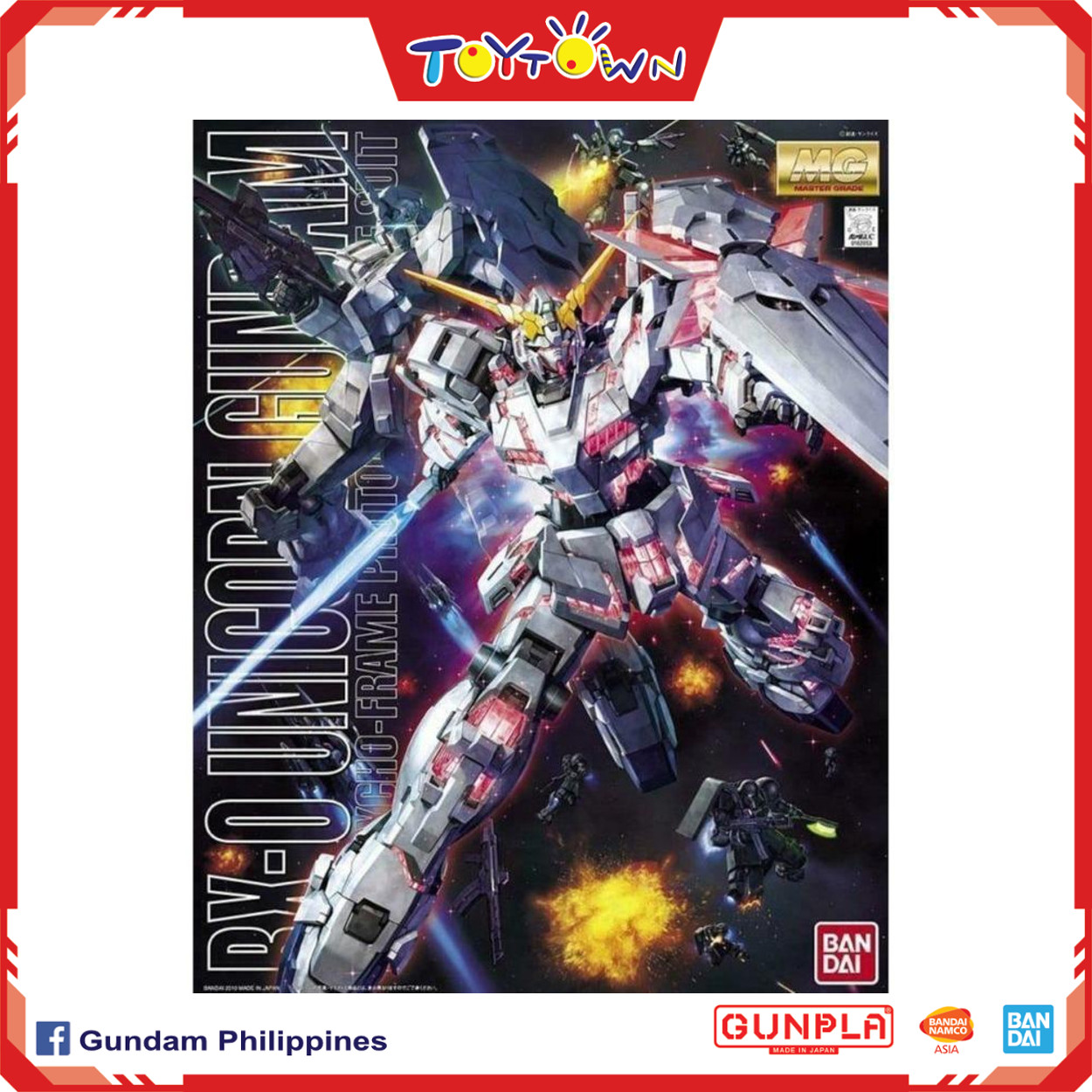GUNDAM JP - MG 1/100 RX-0 Unicorn Gundam - Brand Toytown Presyo 3,000 Piso*Libreng Shipping