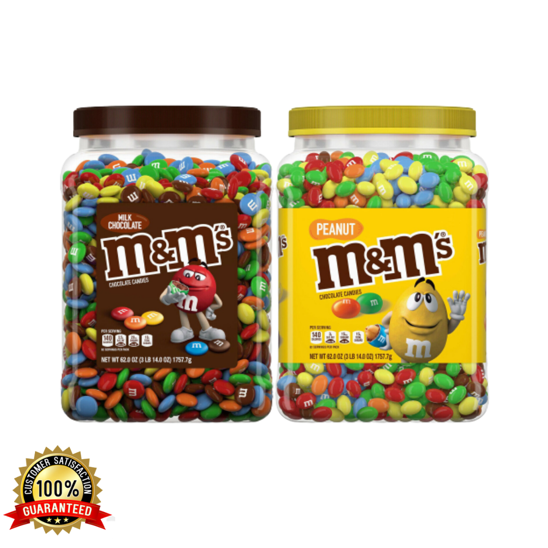 M&M's Milk Chocolate Candies 3lb 14oz Jar