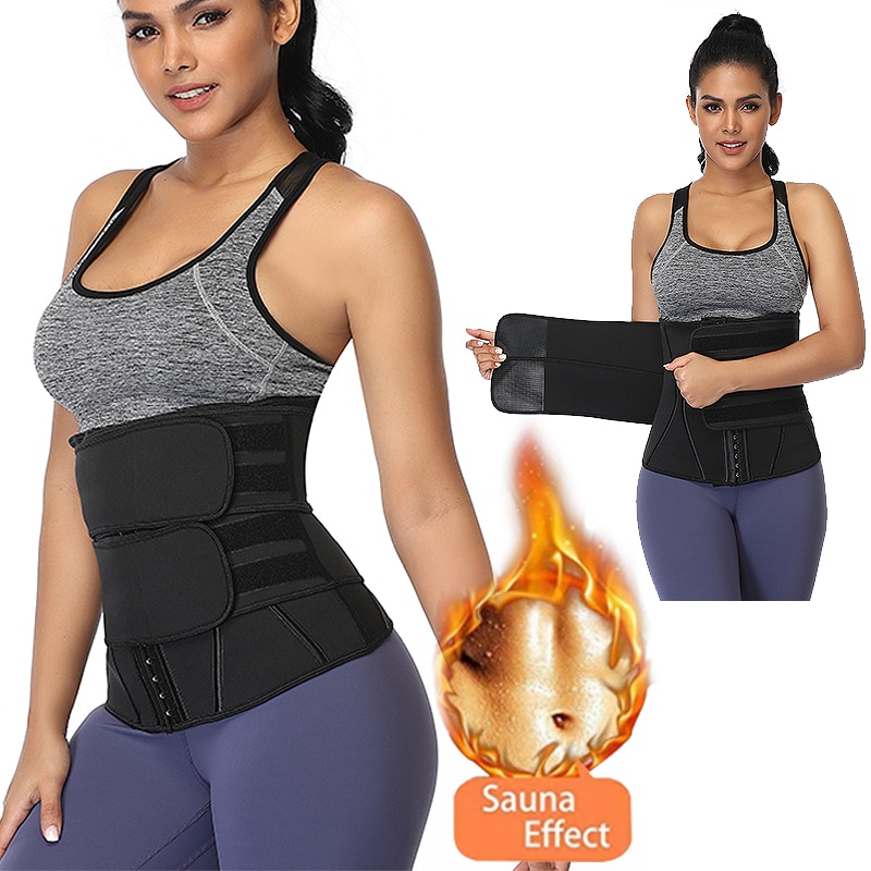 FOCANO Waist Trainer Corset Trimmer Belt Neoprene for Women Weight Loss,  Waist Shaper Slimmer Workout Fitness