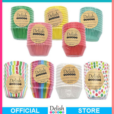 Delish Treats Cupcake Liners Pack of 250pcs  DTPH1121