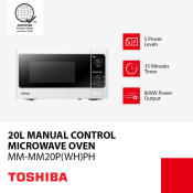 Toshiba 20L Mechanical Microwave Oven