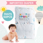 K-baby Thick Cotton/Bamboo Pull-Up Diapers - 50pcs