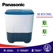 Panasonic 7.5kg. Twin Tub Washing Machine NA-W7517BAQ