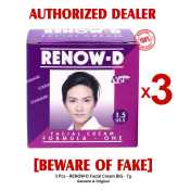 Renow D Facial Cream Creams Big 7g RENOW-D Renowd Facial Cream Creams 7g Big Authentic Red Continental - 3 Pcs