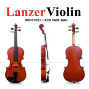 Lanzer Violin with Free Hard Case Bag - Multiple Sizes