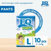 EQ Pants Budget Pack Large  - 10 pcs x 1  - Diaper Pants