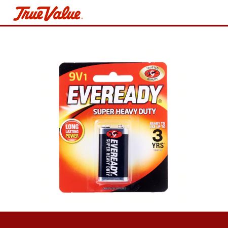 Eveready Super Heavy Duty Battery 9V - 1222BP1