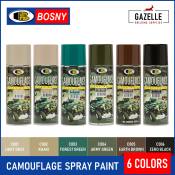 Bosny Camouflage Spray Paint - 6 Colors Available