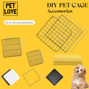 Extendable Steel Pet Fence Accessories for DIY Dog and Cat Cages