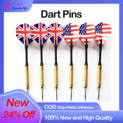 National Flag Dart Set with Stainless Steel Head, 15pcs