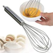 Heavy-Duty Stainless Steel Egg Beater Mixer for Baking