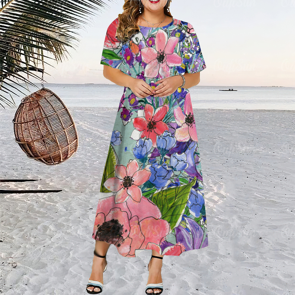 lazada beach dress Vestido largo con escote halter