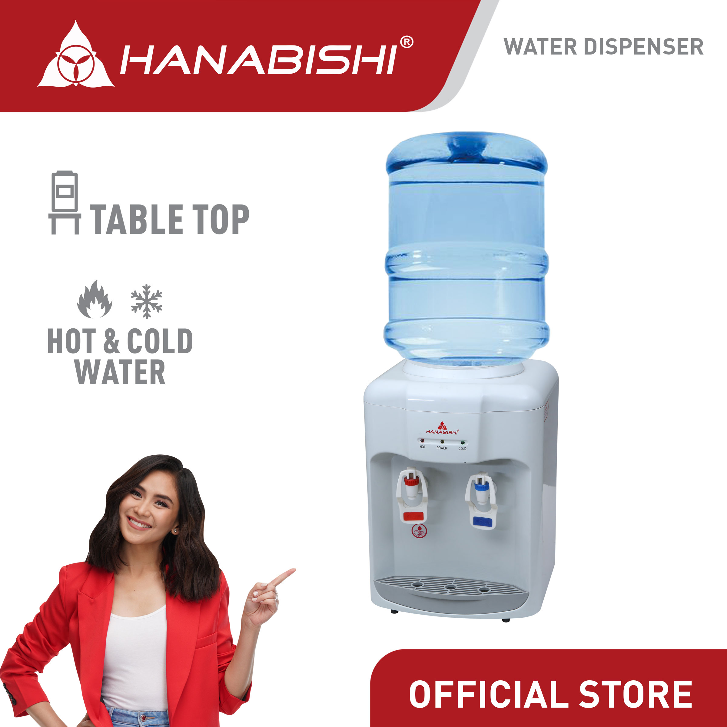 Hanabishi water deals dispenser price