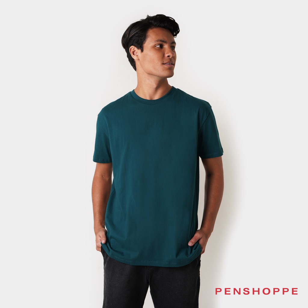 Penshoppe plain clearance black shirt