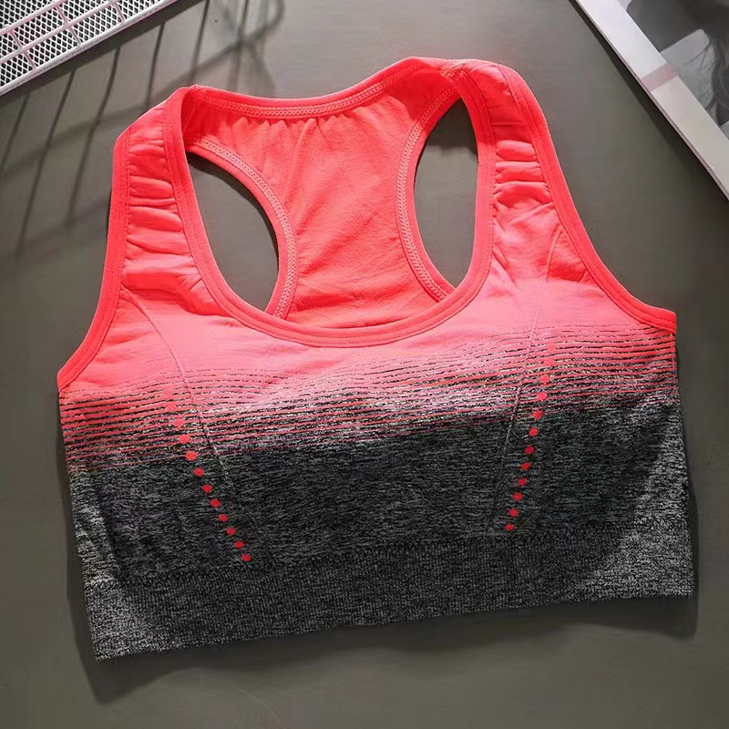 New sports underwear shockproof running vest type no steel ring yoga micro gather no trace bra#6890 - Image 4
