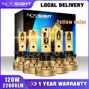 Novsight N37Y 22000LM LED Headlight Bulbs - 3000K