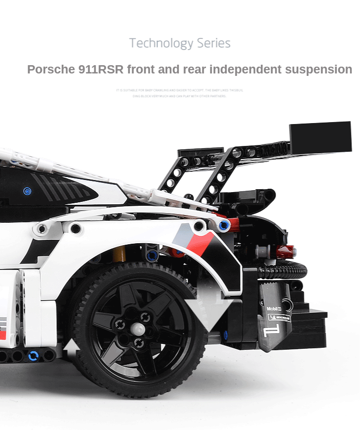 Lego Technical Porsche 911 Gt3 Rs - Soft Plastic Blocks - AliExpress