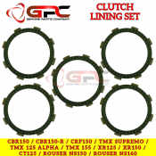 GPC Clutch Lining Set for TMX155 and XR150 - GPC