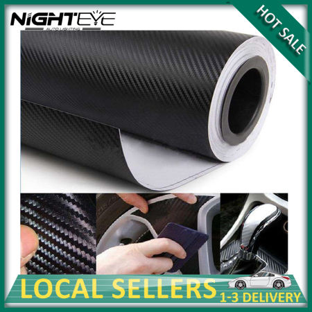 Nighteye Carbon Fiber Sticker for Motorcycles - Waterproof Vinyl Wrap