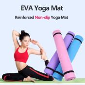 Yoga Mat Exercise Pad Thick Non-Slip 3mm