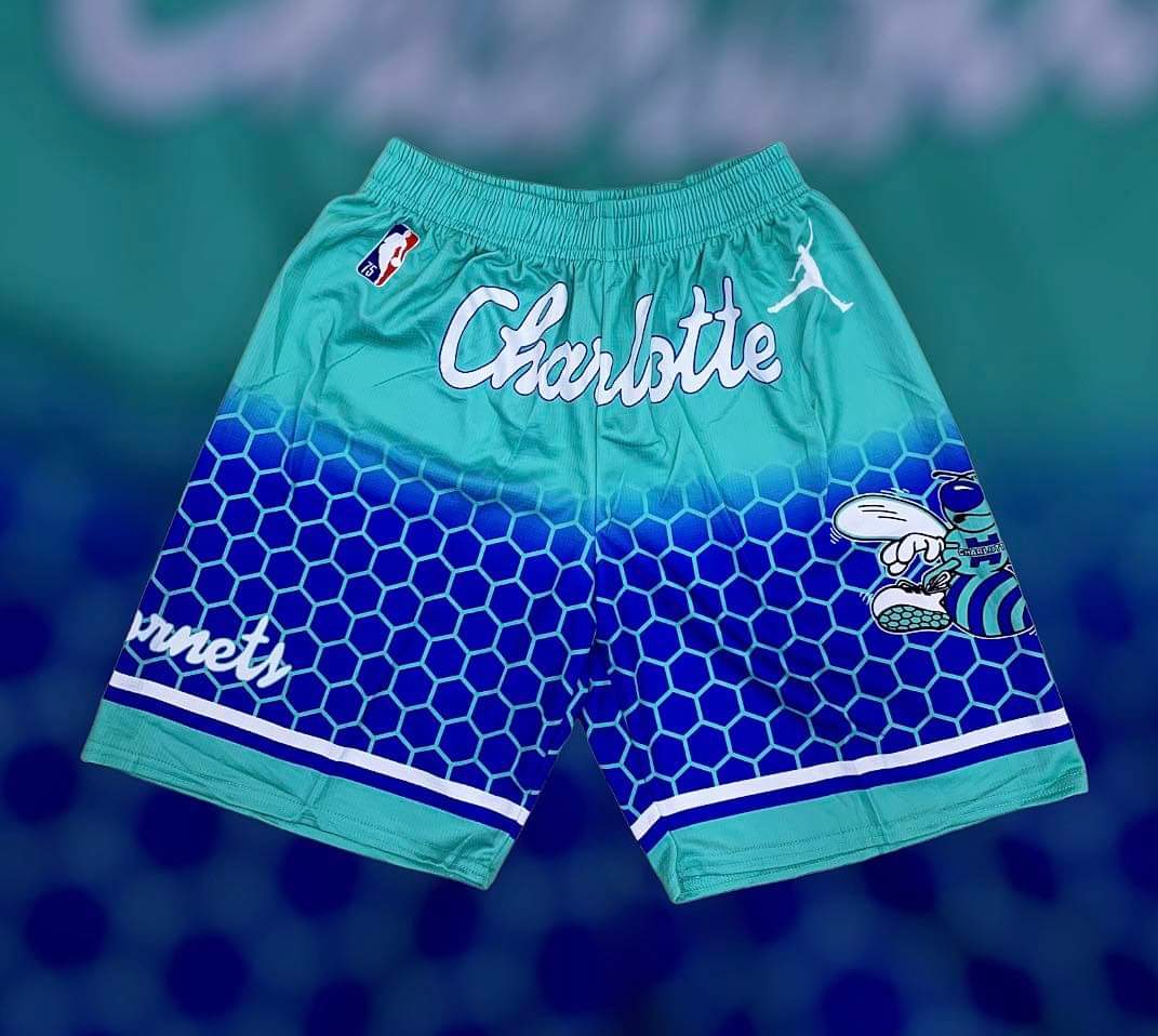 retro charlotte hornets shorts