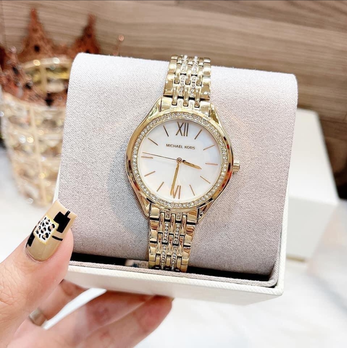 Original Michael Kors MK7084 Womens Mindy ThreeHand TwoTone GoldSilver  Stainless Steel Watch With 1 Year Warranty For Mechanism  Lazada PH