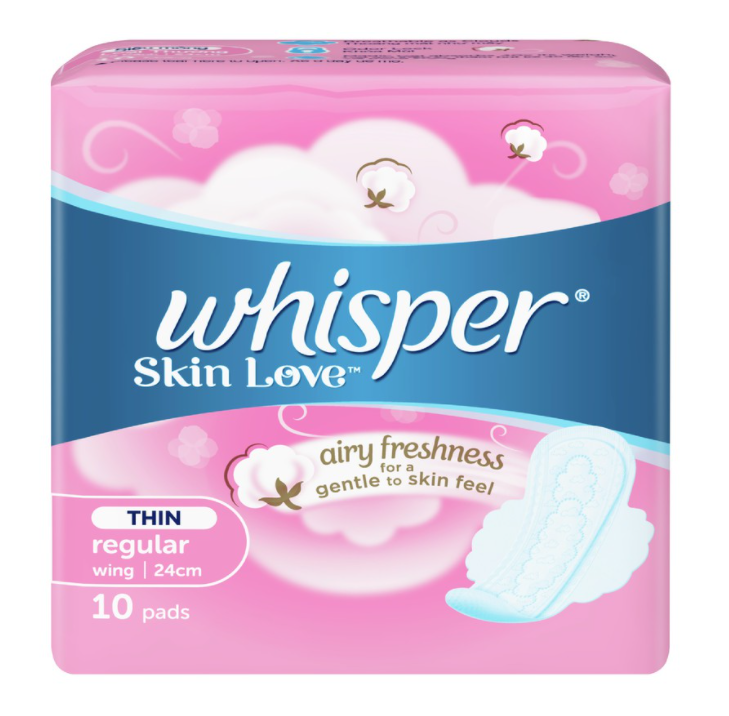 WHISPER Skin Love Regular 10s