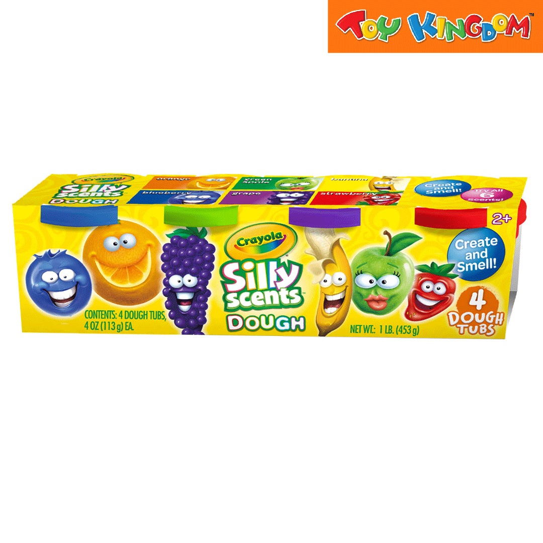 Crayola Silly Scents 4oz Scent Dough 4 pcs in Color Box