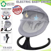 Unicorn Baby Electric Swing with Loudspeaker and USB Ports