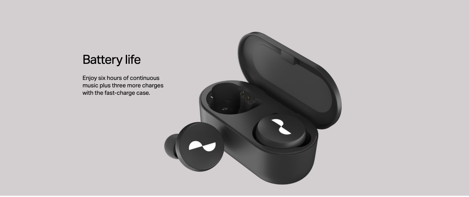 NURATRUE True Wireless Earbuds with Personalized Sound Active