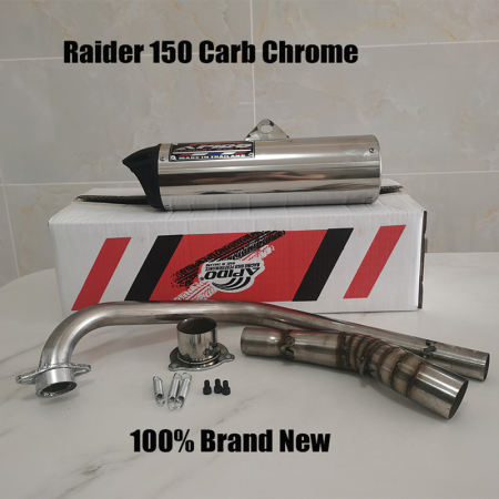 Apido Pipe For Raider 150 Black, Raider 150 Chrome/XRM 125 Black,XRM 125 Chorme,XRM 110 Chorme