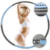 Redmond Adjustable Weighted Hula Hoop for Adult Fitness Exercise