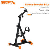 OneTwoFit Elderly Rehab Exercise Bike, Home Training Equipment