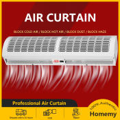 Mute Air Curtain for Commercial Spaces - Remote Control 
