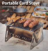 Portable Stainless Steel Camping Grill by 