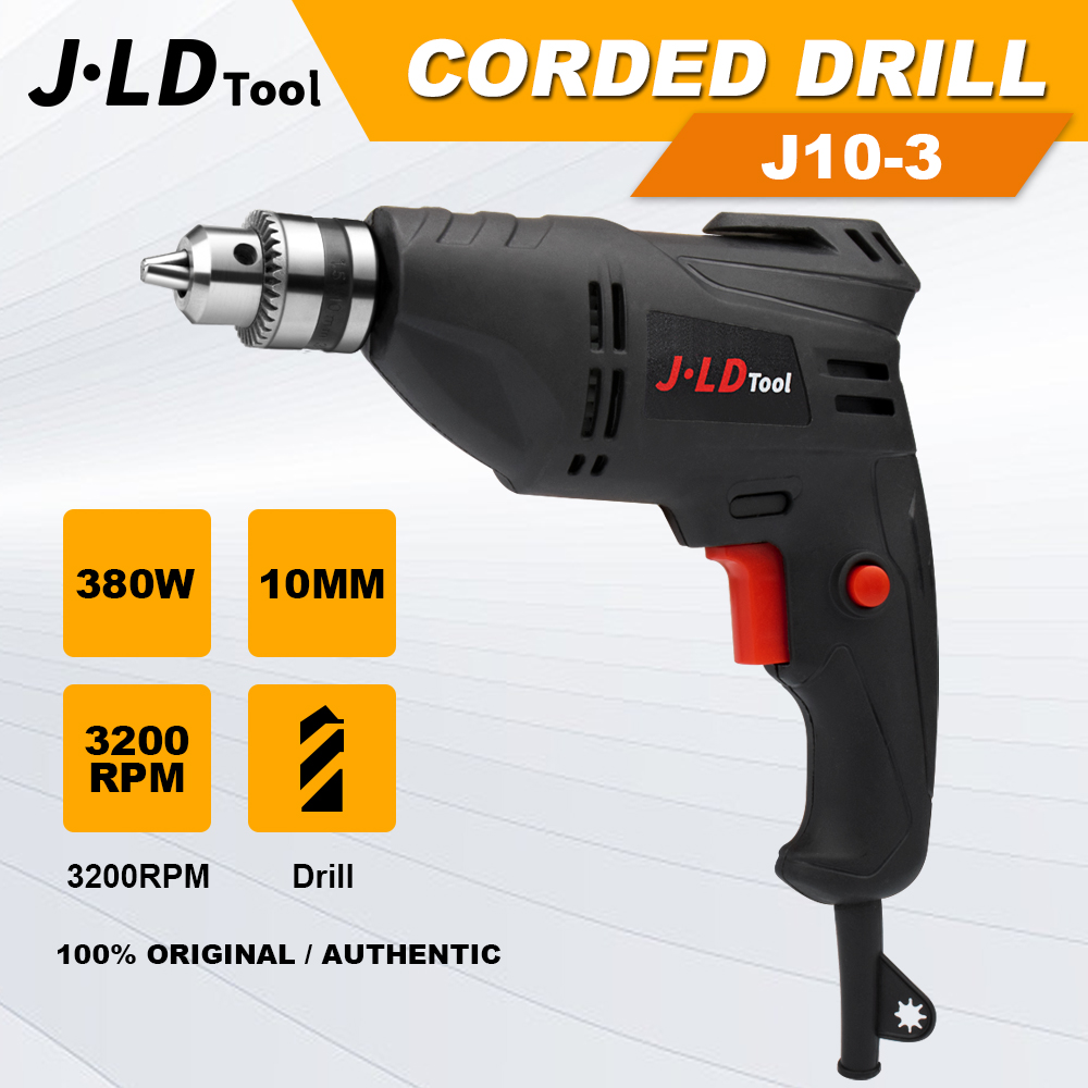 JLD 380W Electric Hand Drill Set - Heavy Duty and Original