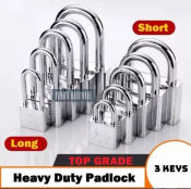 Heavy Duty Stainless Padlock for Gates and Doors - 
