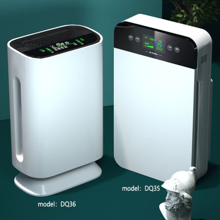 HEPA Air Purifier with LCD Display and Remote Control