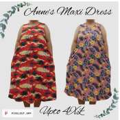 Plus Size Maxi Dress for Women, Below the Knee