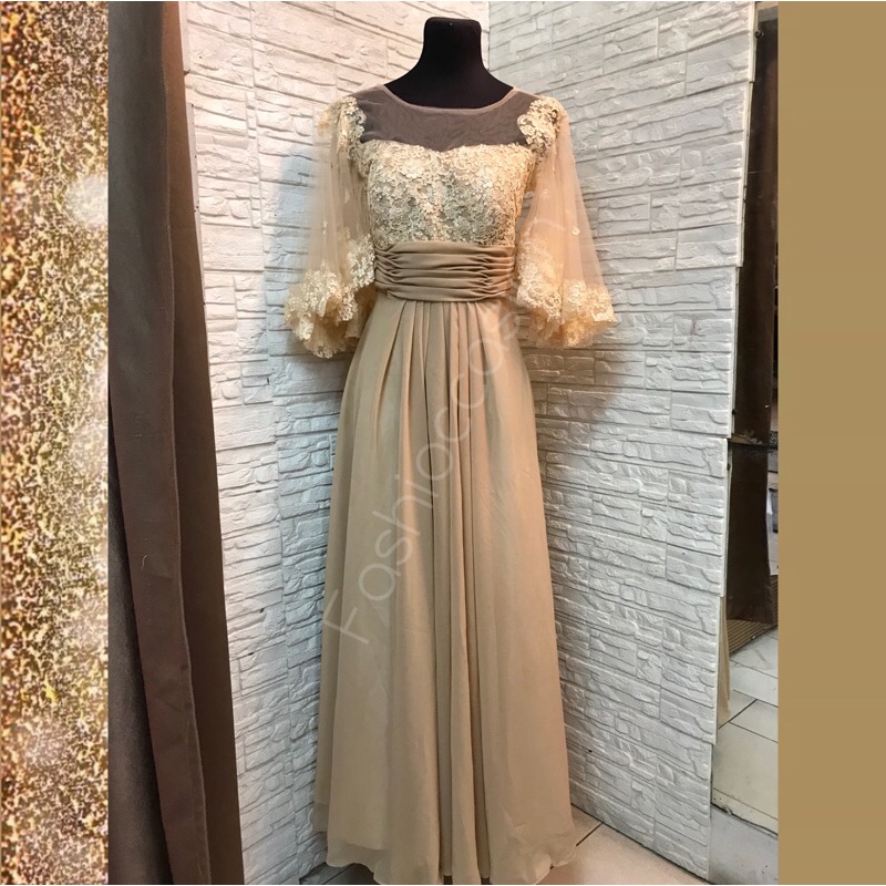 EAGLELY Luxury Bling Bling Sequins Glitter Shiny Mother Gown Wedding  Ninangs Evening Glitz And Glam Dress Maxi Long Formal Event Elegant Classy  Female 2023 Winter Long Banquet Temperament Annual Meeting Host Dress
