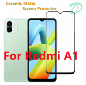 For Xiaomi Redmi A1 Full Cover Matte Screen Protector Full Coverage Redmi A1 Ceramic Matte Film Glass