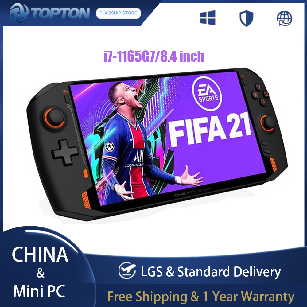 Lazada Philippines - Original OnexPlayer AMD Edition Ryzen 7 5800U 8.4 Inch Video Game Console PC Switch Intel i7 1195G7 Handheld Palm Gaming Players 2