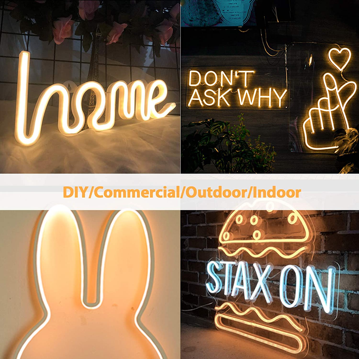 led strip neon sign